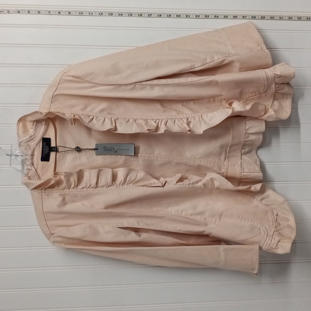 Talbots Blush Pink Blazer Lightweight Jacket
